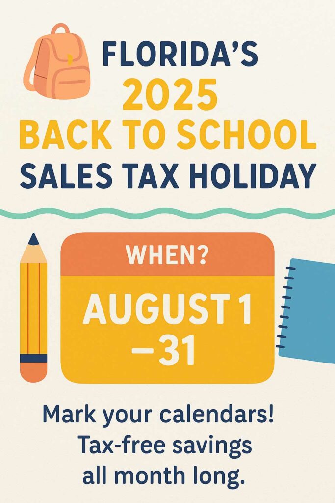 When Is Florida’s 2025 Back to School Tax-Free Weekend